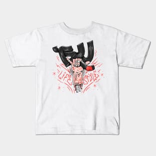 BJJ Lifestyle (cinta negro) Kids T-Shirt